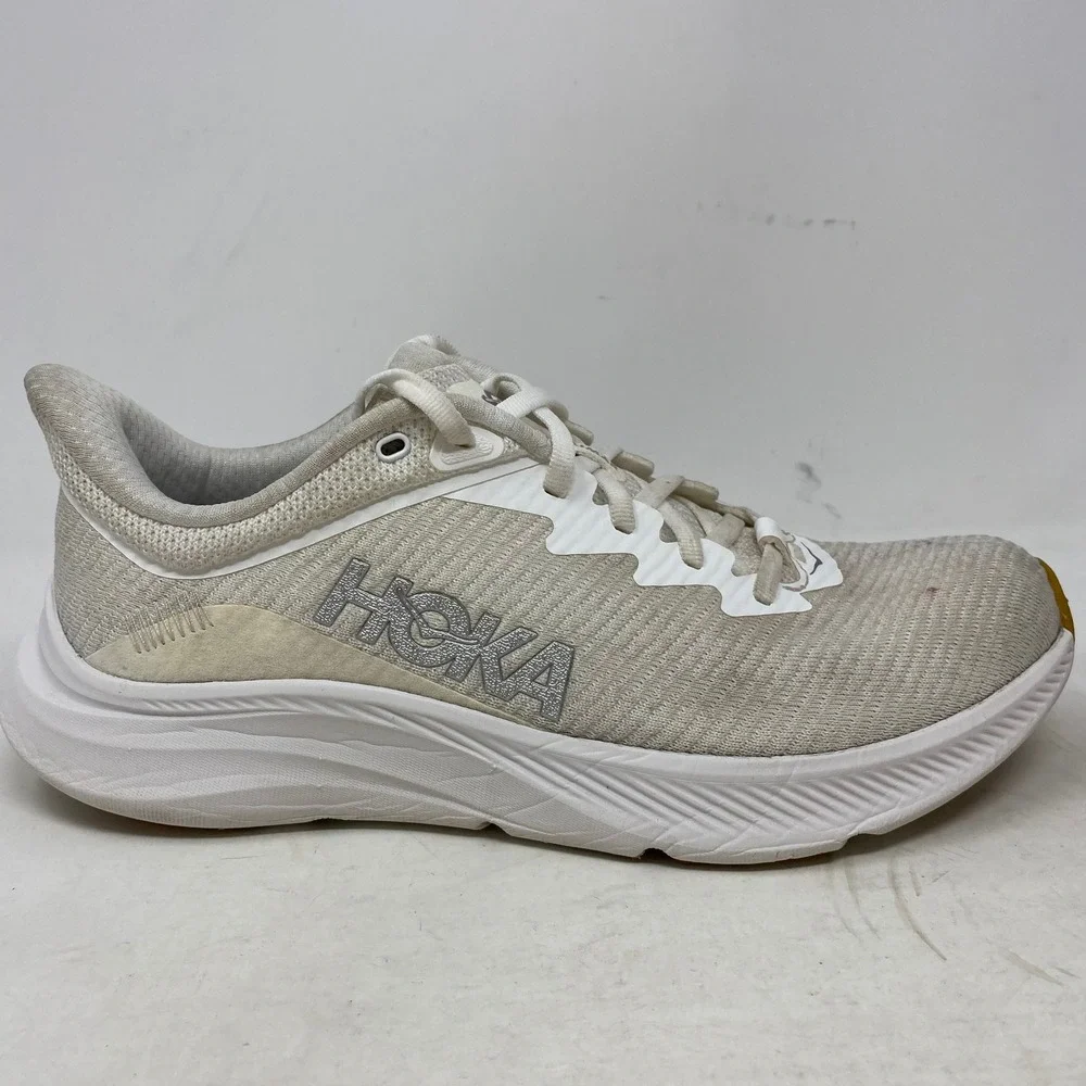 Hoka One One Solimar White Running Shoes Womens 9B 1123075 Sneakers